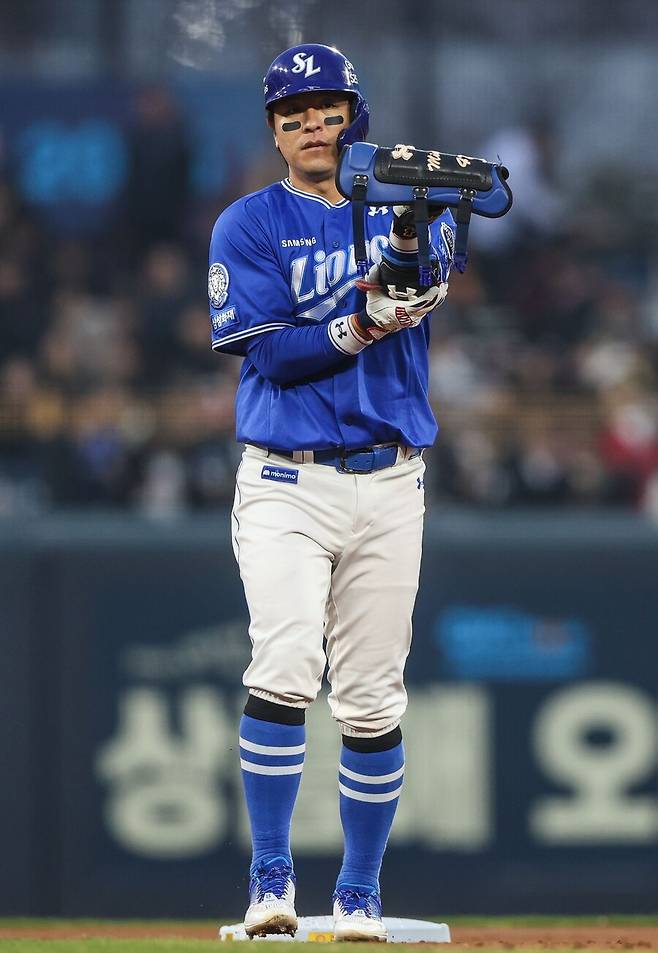 ▲ 강민호 ⓒ삼성 라이온즈