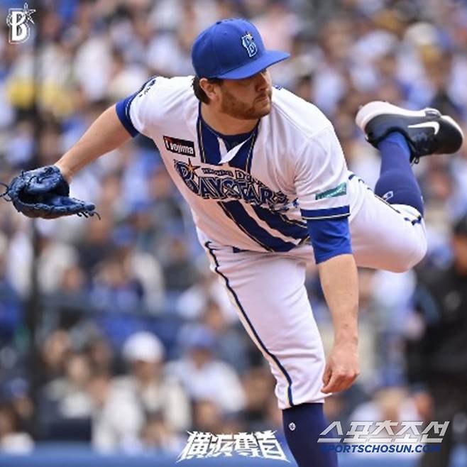 요코하마 좌완 케이. 17일 현재 평균자책점 0.86으로 센트럴리그 이 부문 1위에 자리하고 있다. 사진캡처=요코하마 베이스타즈 SNS
