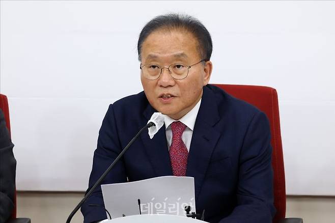 윤재옥 국민의힘 총괄선거대책본부장 ⓒ데일리안 홍금표 기자