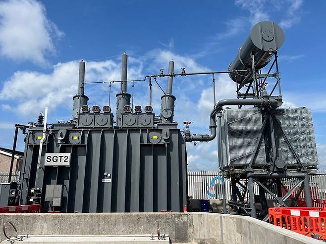 효성중공업이 2023년 스코틀랜드에 공급한 초고압변압기 ⓒ효성중공업