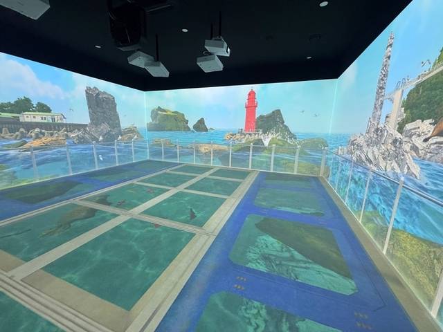 ▲ 해꿈빛마루도서관의 ‘실감형 체험관’과 ‘AR BOOK존’.