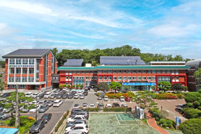 ▲산청군청 전경. ⓒ산청군