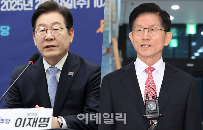 왼쪽부터 이재명 더불어민주당 대선 후보, 김문수 국민의힘 대선 후보(사진 = 이데일리)
