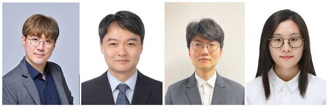 (왼쪽부터) GIST 화학과 임현섭 교수·홍석원 교수, KENTECH 홍종욱 교수, GIST 화학과 김현주 박사과정생.