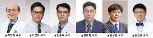 연세대 세브란스병원 심장내과 박성하·이찬주 교수, 통합내과 신동호 교수, 아산병원 심장내과 김대희 교수, 부천성모병원 순환기내과 임상현 교수, 한양대학교병원 심장내과 신진호 교수./사진=세브란스병원 제공