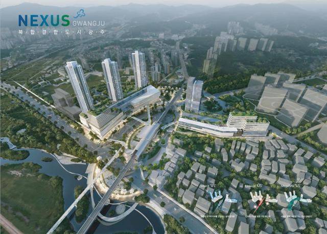 경기 광주 역세권 도시개발사업 조감도. /사진제공=광주시