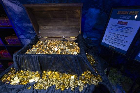 스파크 갱차 레이스에 성공하면 보물 상자를 열고 다양한 경품을 뽑을 수 있다. 조영철 기자