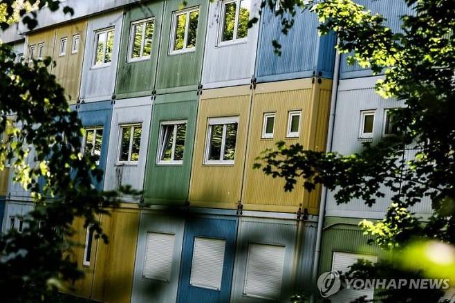 독일 난민숙소. EPA 연합뉴스