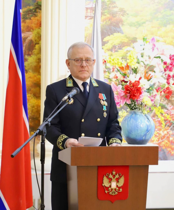 알렉산드르 이바노비치 마체고라 주북한 러시아 대사. 페이스북 캡처