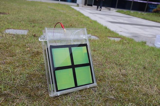 이지혜 기계연 나노리소그래피연구센터장 연구팀이 개발한 초대형 광전극 시스템