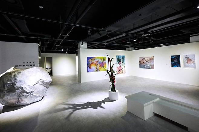 ‘2025 천만 아트 포 영’ 전시회 전경. 삼천리제공