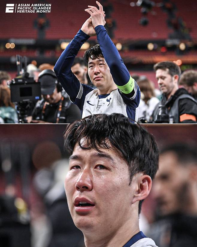 ESPN이 손흥민의 눈물을 조명했다. 사진=ESPN SNS