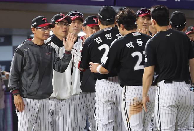 염경엽 LG트윈스 감독이 역대 12번째로 통산 600승 고지를 정복했다. 사진=연합뉴스