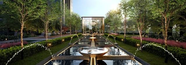 HDC현대산업개발은 삼성물산 리조트부문과 협업을 통해 용산정비창 부지(1만2667평)의 약 44%인 5570평을 녹지공간으로 조성한다고 23일 밝혔다. /HDC현대산업개발