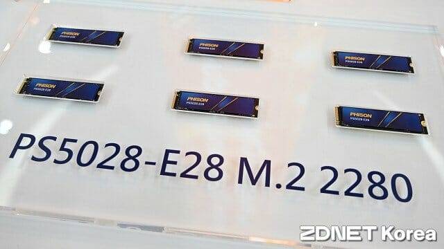 PS5028-E28 탑재 시제품. (사진=지디넷코리아)