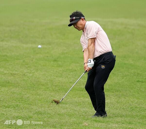 2025년 미국프로골프(PGA) 챔피언스투어 메이저 대회인 시니어 PGA챔피언십에 출전한 양용은 프로. 사진제공=ⓒAFPBBNews = News1