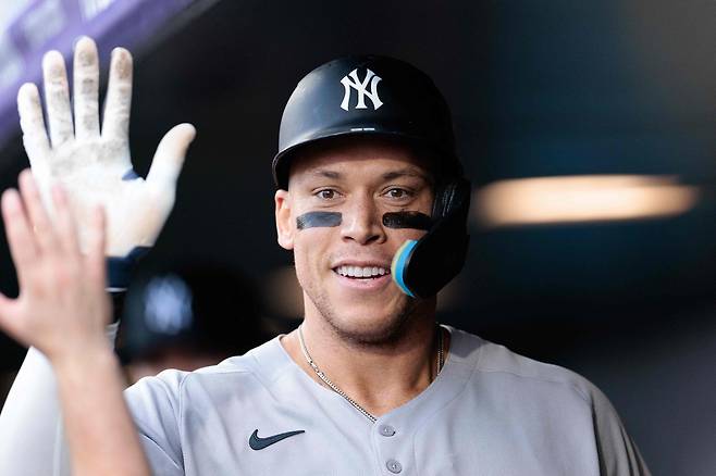 애런 저지. 덴버 | AFP연합뉴스