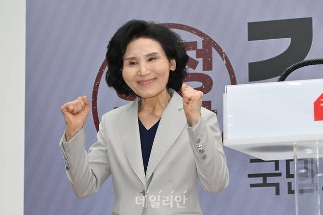 김문수 국민의힘 대선 후보의 배우자 설난영 여사 ⓒ데일리안 방규현 기자