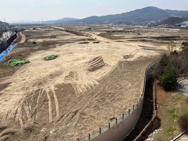 이달 초 찾아간 남양주진접2 공공주택지구. 이곳 공공복합용지 2곳에는 주택 521호가 들어설 예정이다. 김민호 기자