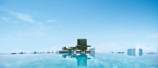 137 필라스 인피니티 루프탑풀 전경 / 사진=헤븐스 포트폴리오