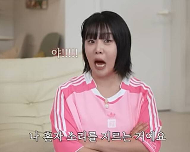 랄랄이 남편과 부부 싸움에 대해 로봇과 싸우는 것 같다고 말했다. / 유튜브 '로보락 코리아-유부녀회' 캡처