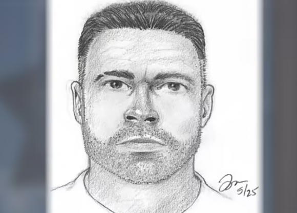 미국 캘리포니아에서 지난 6일 10대 소녀를 공격한 혐의로 수배된 용의자의 몽타주. KSBW8 뉴스 캡처