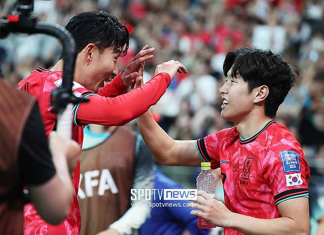 ▲ 손흥민 이강인 ⓒ곽혜미 기자