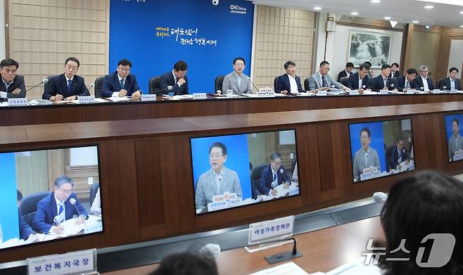 전남도 실국정책회의.(전남도 제공. 재판매 및 DB금지) 2025.5.27/뉴스1