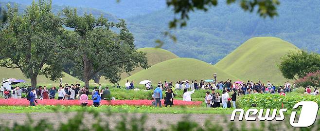 경북도는 오는 28~30일 '대한민국 숙박세일 페스타–경북지역 특별기획전'을 개최한다 사진은 관광객이 붐비는 경주시 동부사적지 일대 모습.(사진은 기사내용과 무관함).뉴스1 ⓒ News1 최창호 기자