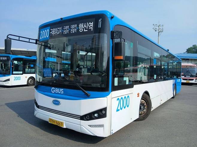 2000번 시내버스. 김포시 제공