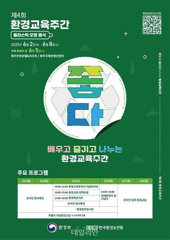 제4회 환경교육주간 포스터. ⓒ환경부