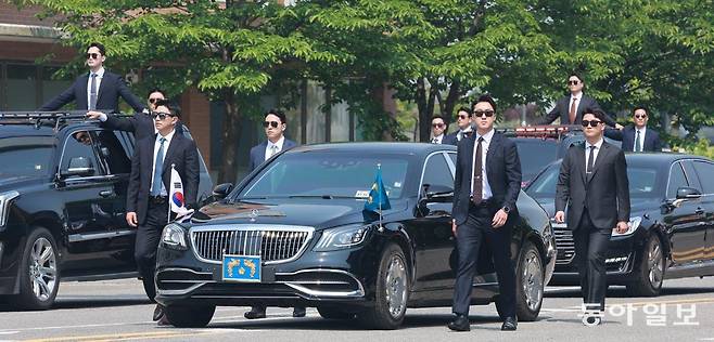 제21대 대통령 취임식을 앞두고 대통령경호처가 27일 취임 퍼레이드 및 특수 경호 훈련을 서울 강서구 경호안전교육원에서 언론에 공개했다. 2025.5.27. 대통령실사진기자단 송은석 기자 silverstone@donga.com