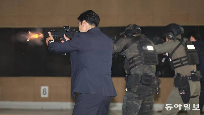 제21대 대통령 취임식을 앞두고 대통령경호처가 27일 취임 퍼레이드 및 특수 경호 훈련을 서울 강서구 경호안전교육원에서 언론에 공개했다. 2025.5.27. 대통령실사진기자단 송은석 기자 silverstone@donga.com