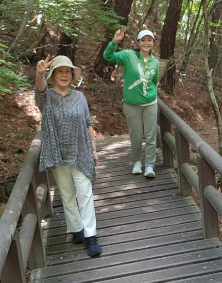 박정수(왼쪽)-임성언 / 정찬 소셜미디어