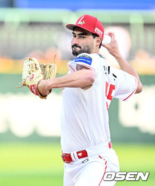 SSG 랜더스 미치 화이트. /OSEN DB