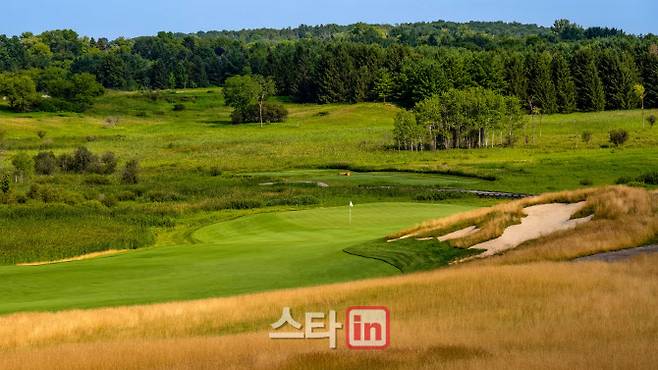 US여자오픈이 열리는 에린힐스 5번홀 코스 전경. (사진=USGA)