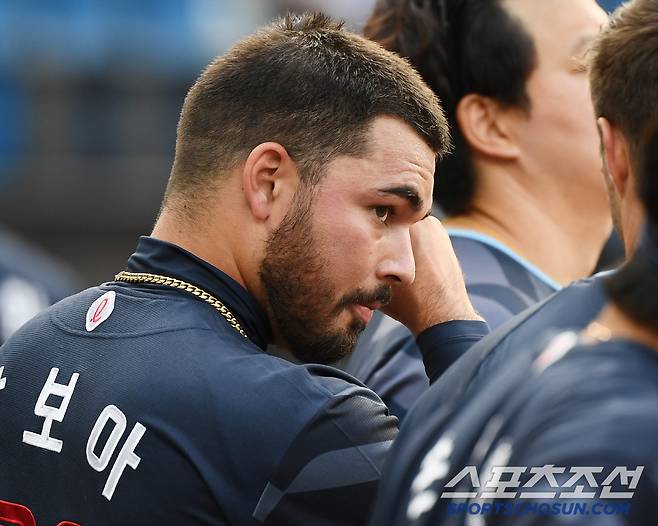 27일 대구 라이온즈파크에서 열린 롯데-삼성전. 롯데 선발투수 감보아가 경기 시작을 기다리고 있다. 대구=정재근 기자 cjg@sportschosun.com/2025.5.27/