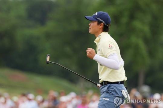 지난해 US여자오픈 우승 당시 기뻐하는 사소 유카 / 사진=연합뉴스