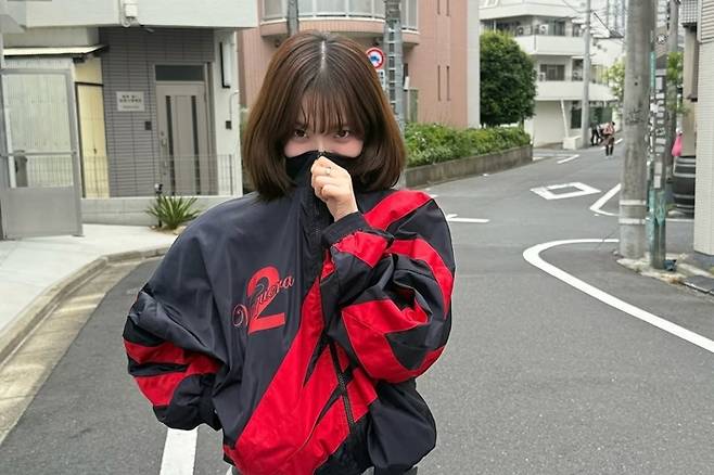 에스파 카리나가 27일 인스타그램에 올렸다가 삭제한 사진. 카리나 인스타그램