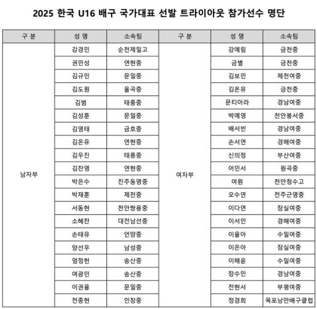 사진=대한배구협회 제공