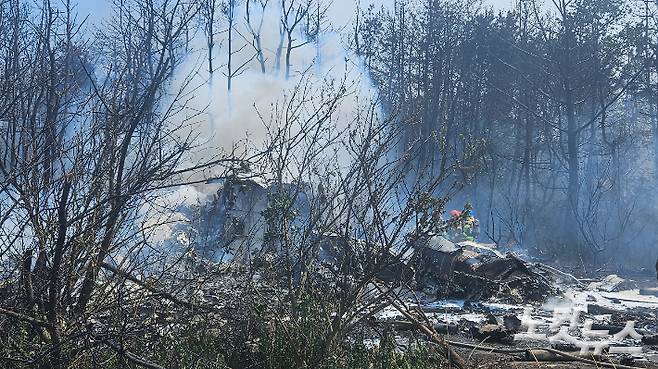 해상 초계기 추락 사고 현장. 김대기 기자