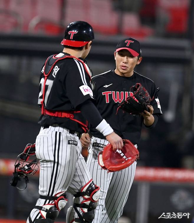 LG 박명근(오른쪽). 스포츠동아DB