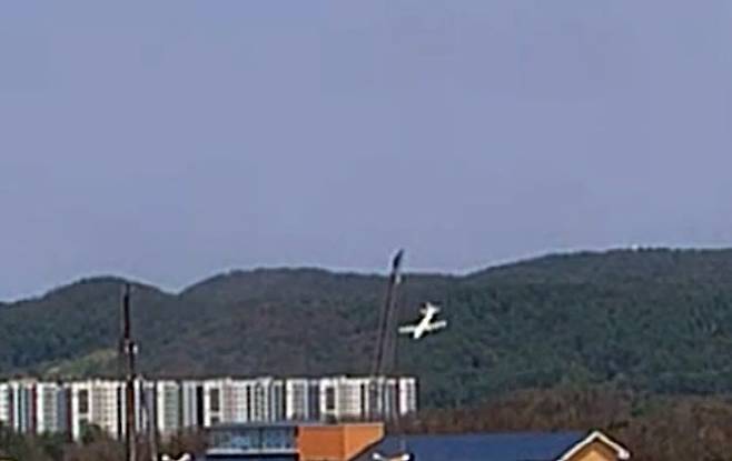 해상초계기 사고 당시 모습 (사진=해군 CCTV 영상 캡처)