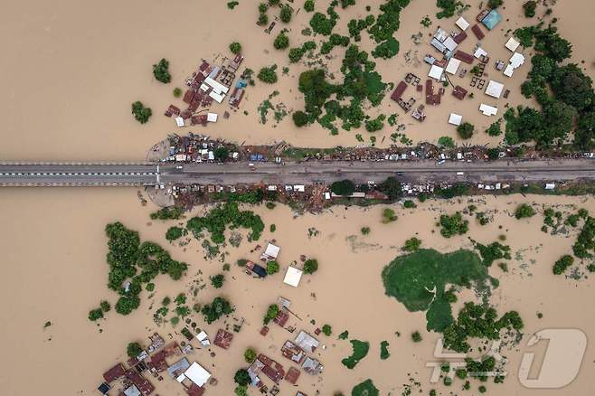NIGERIA-WEATHER-FLOOD ⓒ AFP=뉴스1