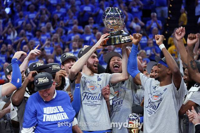 창단 첫 우승과 가까워진 오클라호마시티 썬더. /게티이미지코리아