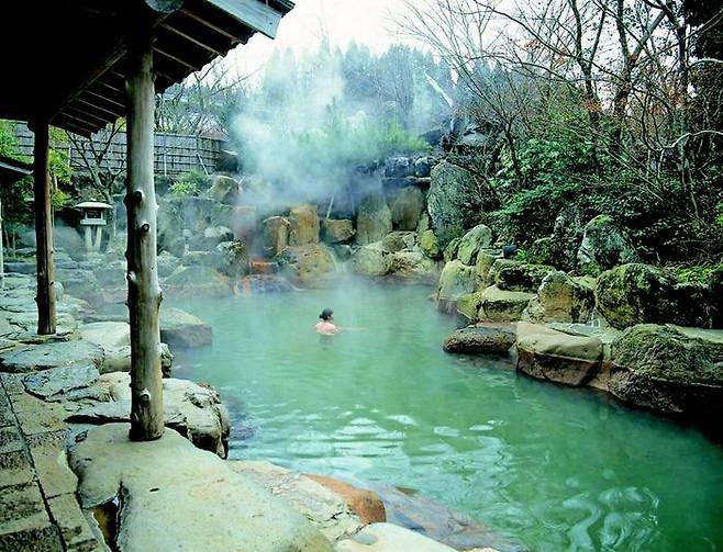 일본의 한 온천. 기사와 관련 없는 사진