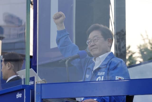 이재명 더불어민주당 대선 후보. 뉴스1