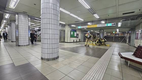 지하철 5호선 마포역. 〈사진=JTBC〉