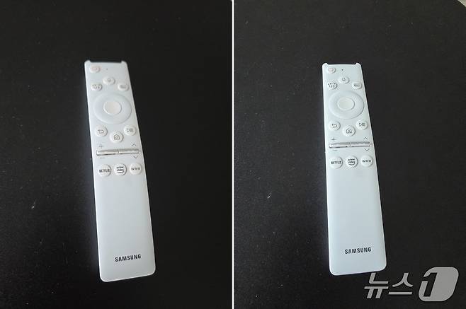 갤럭시S25 메인 카메라로 찍은 사진(왼쪽)과 갤럭시S25 엣지 메인카메라로 찍은 사진. 같은 위치, 같은 각도로 찍은 사진이지만 리모콘 상단 부분의 디테일 표현이 다르다. 2025.05.30 /뉴스1 ⓒNews1 김정현 기자