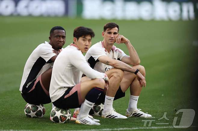 PSG의 이강인. ⓒ AFP=뉴스1